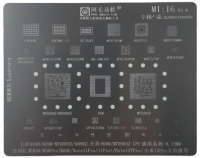 Трафарет AMAOE Xiaomi MI16 T:0.12мм Трафарет AMAOE Xiaomi MI16 T:0.12мм