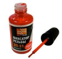 Фиксатор резьбы ЭП-51, красный, флакон с кистью, 22 мл. Фиксатор резьбы ЭП-51, красный, флакон с кистью, 22 мл.