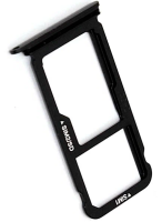 Держатель/лоток сим (sim holder) Huawei P10 Plus (черный)