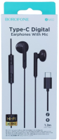 Наушники Borofone модель BM82 Type C с микрофоном и кнопками громкости Наушники Borofone модель BM82 Type C с микрофоном и кнопками громкости