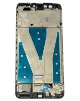 Рамка дисплея (средняя часть) Huawei Y9 2018 (FLA-LX1) (черная) Рамка дисплея (средняя часть) Huawei Y9 2018 (FLA-LX1) (черная)