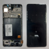 Дисплей Samsung Galaxy A51 (2020) SM-A515F с тачскрином в рамке (черный) Оригинал (ServicePack)
