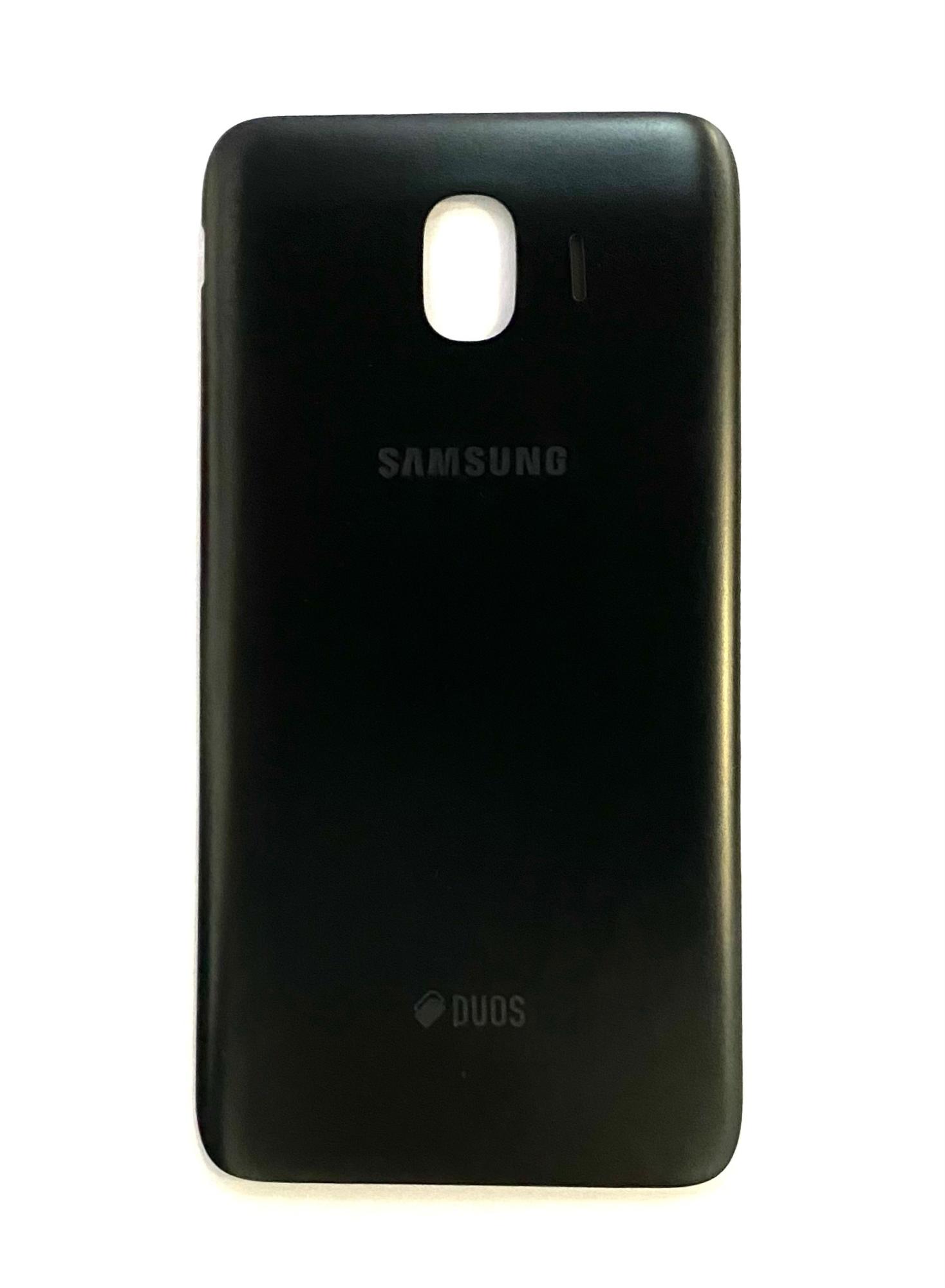 Купить Задняя крышка для Samsung Galaxy J4 2018 SM-J400F черная в Москве  недорого, цена | Запчасти для мобильных телефонов