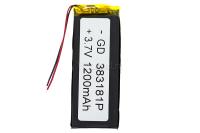 АКБ универсальная Сhina GD 383181p 3,8x31x81mm 3,7v 1200mAh на проводках