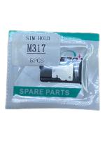 Держатель/лоток сим (sim holder) Samsung Galaxy M31s SM-M317F (черный)