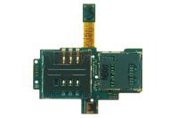 Шлейф Samsung Galaxy S GT-i9000/S Plus i9001 с держателем Sim+Flash 