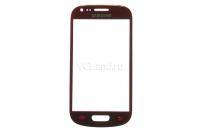 Стекло для переклейки Samsung Galaxy S3 Mini GT-i8190 (красное)