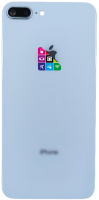 Задняя крышка для iPhone 8 Plus, белая, с линзой камеры