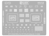 Трафарет AMAOE для реболлинга для iPhone 17 Plus/Pro Max Air A19 iP17-A19 T:0.12мм