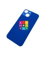 Задняя крышка для iPhone 13 Mini,синяя, с большим отверстием под камеру