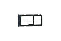 Держатель/лоток сим (sim holder) Huawei P smart 2019 (синий)