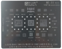 Трафарет AMAOE Xiaomi MI11 T:0.12мм Трафарет AMAOE Xiaomi MI11 T:0.12мм