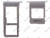 Сим лоток (держатель Nano-Sim) Samsung Galaxy A5 SM-A520F/A7 SM-A720F (розово-золотистый)