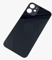 Задняя крышка для iPhone 12, черная, с большим отверстием под камеру