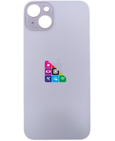 Задняя крышка для iPhone 15 Plus Pink с большим отверстием под камеру розовый