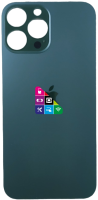 Задняя крышка для iPhone 13 Pro Max, зеленая с большим отверстием под камеру