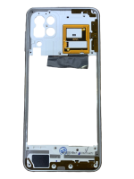 Средняя часть корпуса Samsung Galaxy M32 SM-M325F (белая) с боковыми кнопками