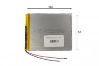 АКБ универсальная Сhina GD3480102p 3,4x80x102mm 3,7v 3500mAh на проводках