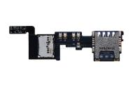 Шлейф Samsung Galaxy Note 4 SM-N910C с держателем Sim+Flash 