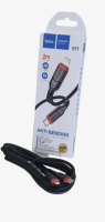 Кабель зарядки Hoco модель X59 Type-C - Lighning 3A 2 метра черный 20W