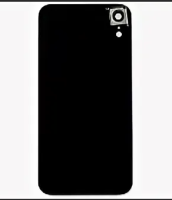 Задняя крышка для iPhone XR, черная, с линзой камеры