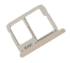 Держатель/лоток сим (Sim1/Sim2)Samsung Galaxy A3 SM-A310F/A5 SM-A510F/A7 SM-A710FD розово-золотистый
