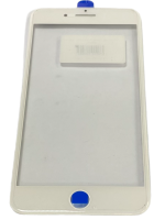 Стекло переклейки в рамке для iPhone 8 Plus белое