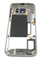 Средняя часть корпуса Samsung Galaxy S6 Edge SM-G925F (синяя)