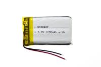 АКБ универсальная Сhina  GD 803048p 8,0x30x48mm 3,7v 1100mAh на проводках