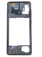 Средняя часть корпуса Samsung Galaxy A71 (2020) SM-A715F (серебристая) с боковыми кнопками
