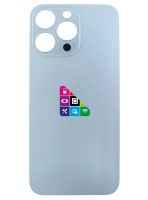 Задняя крышка для iPhone 15 Pro Max White Titanium с большим отверстием под камеру белый Задняя крышка для iPhone 15 Pro Max White Titanium с большим отверстием под камеру белый