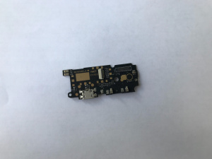 Нижняя плата Xiaomi Redmi Note 4 (64GB) с разъемом зарядки (micro-USB) и микрофоном узкий