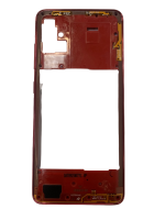 Средняя часть корпуса Samsung Galaxy A51 (2020) SM-A515F (красная) с боковыми кнопками