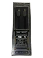 Кабель зарядки Remax модель RC-C160 Type-C - Lightning 3A - PD 30W 1 метр черный Кабель зарядки Remax модель RC-C160 Type-C - Lightning 3A - PD 30W 1 метр черный