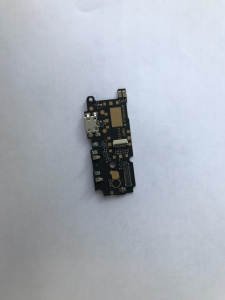 Нижняя плата Xiaomi Redmi Note 4 (32GB) с разъемом зарядки (micro-USB) и микрофоном широкий