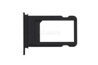 Держатель-лоток сим карты для  iPhone 7 Plus черный, глянцевый
