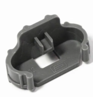 Заглушка (1штука) передняя направляющей, корзины для посудомоечных машин BEKO, BLOMBERG 1732840100