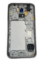 Средняя часть корпуса для Samsung Galaxy S5 Mini SM-G800F (серебристая)