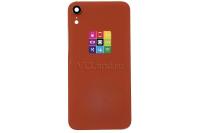 Задняя крышка для iPhone XR, коралловая, с линзой камеры