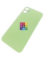 Задняя крышка для iPhone 11, желтая, с большим отверстием под камеру