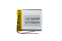 АКБ универсальная Сhina  GD 044043p 0,4x40x43mm 3,7v 500mAh на проводках