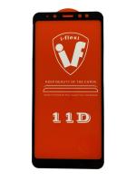 Защитное стекло Samsung Galaxy A8 Plus SM-A730F черное