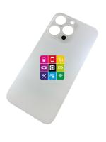 Задняя крышка для iPhone 13 Pro, белая, с большим отверстием под камеру