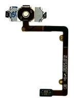 Шлейф с кнопкой Home Samsung Galaxy A5 SM-A510F черная в серебристой рамке