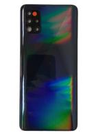 Задняя крышка для Samsung Galaxy A51 2020 SM-A515F черная Задняя крышка для Samsung Galaxy A51 2020 SM-A515F черная