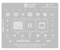 Трафарет AMAOE Xiaomi MI19 T:0.12мм Трафарет AMAOE Xiaomi MI19 T:0.12мм