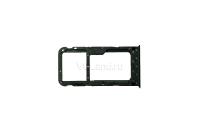 Держатель/лоток сим (sim holder) Huawei P smart 2019 (черный)
