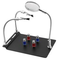 Держатель для плат универсальный (TE-804) с магнитными зажимами и лупой