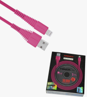 Кабель зарядки (lightnng) MFI для iPhone iPod/iPhone/iPad MOMAX  TOUGHLINK 1.2M (розовый)