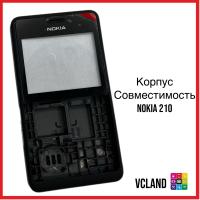 Корпус Nokia 210 (черный) Корпус Nokia 210 (черный)